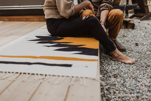 Mitla Aztec Handwoven Wool Rug