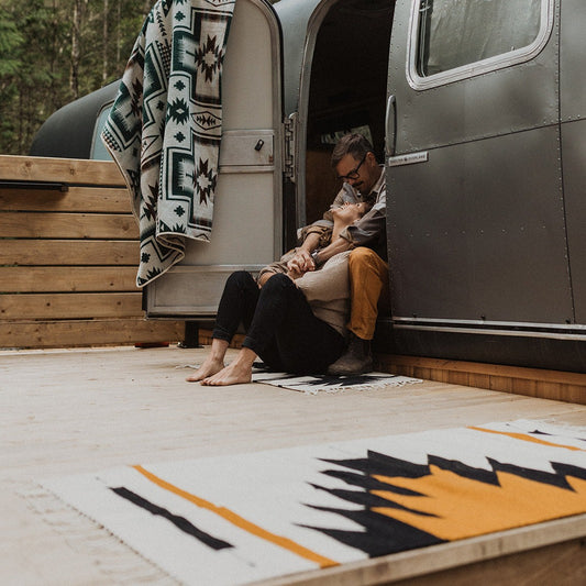 Mitla Aztec Handwoven Wool Rug