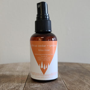 Citrus Cedar + Smoke Bliss Mist