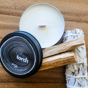 Torch Candle  //  Smoked Cedar/Orange Peel/Winter Sage/Fir Needle