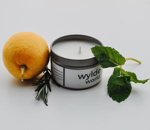 Wylde World Candle  //  Peppermint/Eucalyptus/Rosemary