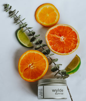 Wylde Sunrise Candle  //  Orange/Bergamot/Eucalyptus