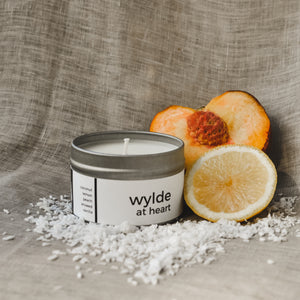 Wylde at Heart Candle  //  Peach/Coconut/Lemon