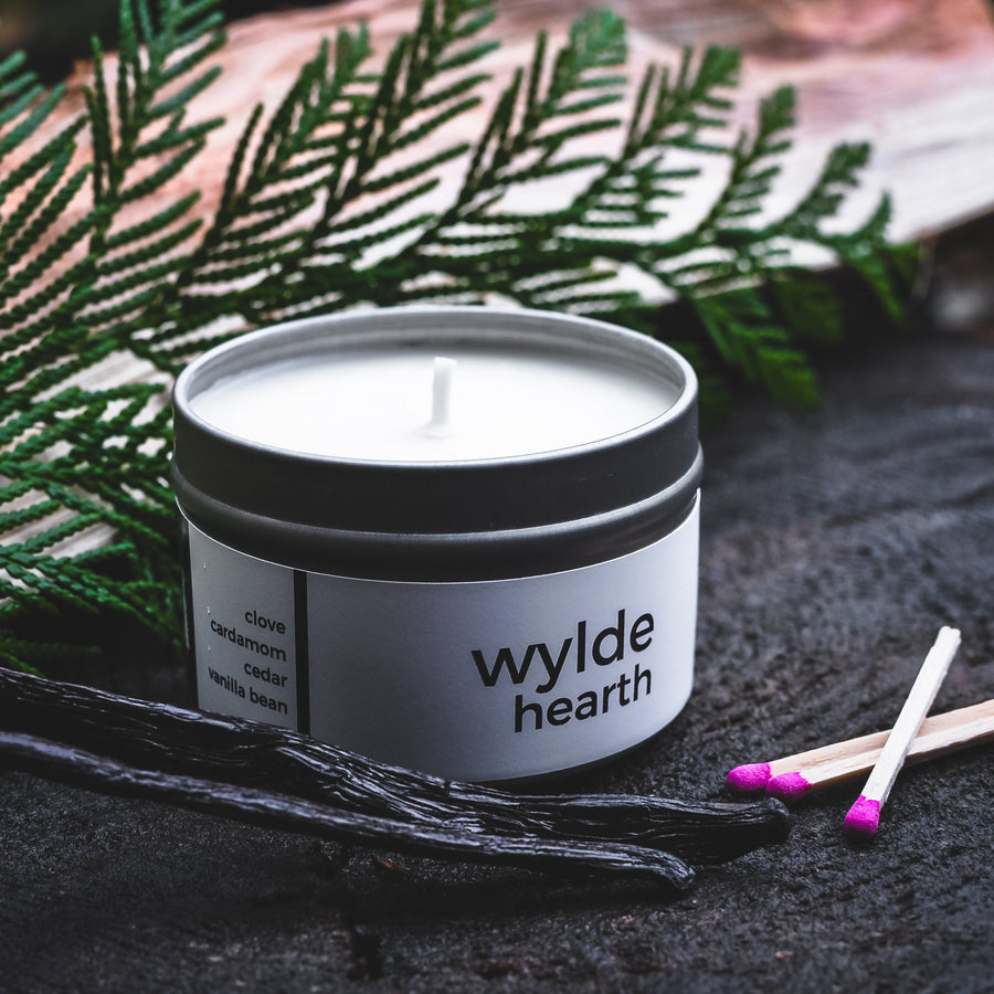 Wylde Hearth Candle  //  Clove/Cedar/Cardamom
