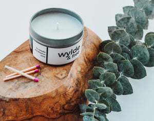 Wylde & Free Candle  //  Fir Needle/Eucalyptus/Pine