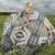Cuenca Aztec Reversible Blanket  //  Grey/Teal/Red