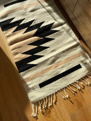 Mitla Aztec Handwoven Mexican Rug