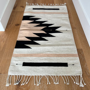 Mitla Aztec Handwoven Mexican Rug