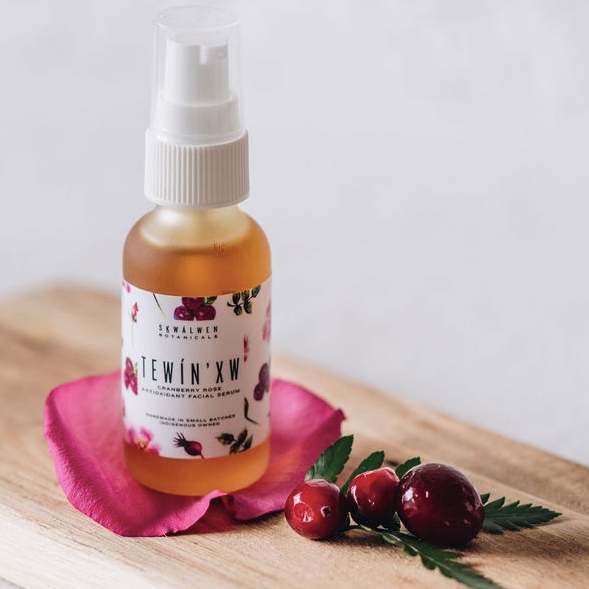 Skwalwen Tewín’xw Cranberry Rose Facial Serum