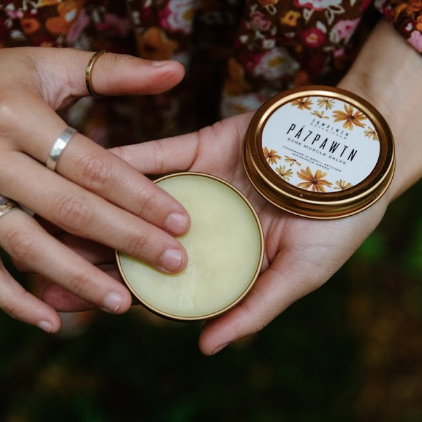 Skwalwen Pá7pawtn Nettle and Arnica Sore Muscle Salve