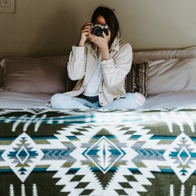 King size aztec blanket sale
