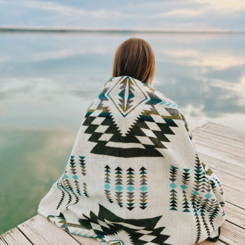 Esmeraldas Aztec Reversible Blanket