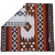 Machala Aztec Diamond Reversible Blanket  //  Brown/Rust/Red