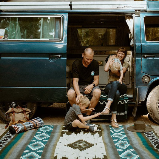 San Pablo Aztec Reversible Blanket